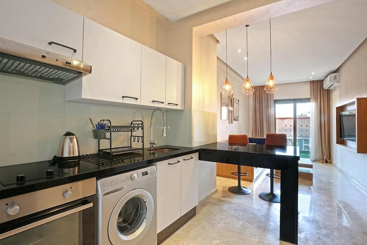 מרקש New Elegant And Cozy Appartement Next To Carre Eden דירה